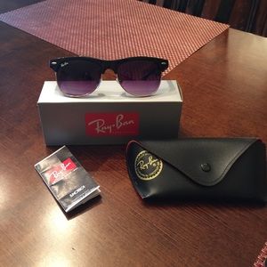Vintage Ray Ban Clubmaster sunglasses